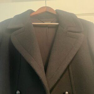 Beautiful Black Peacoat- MIDI- Elie Tahari